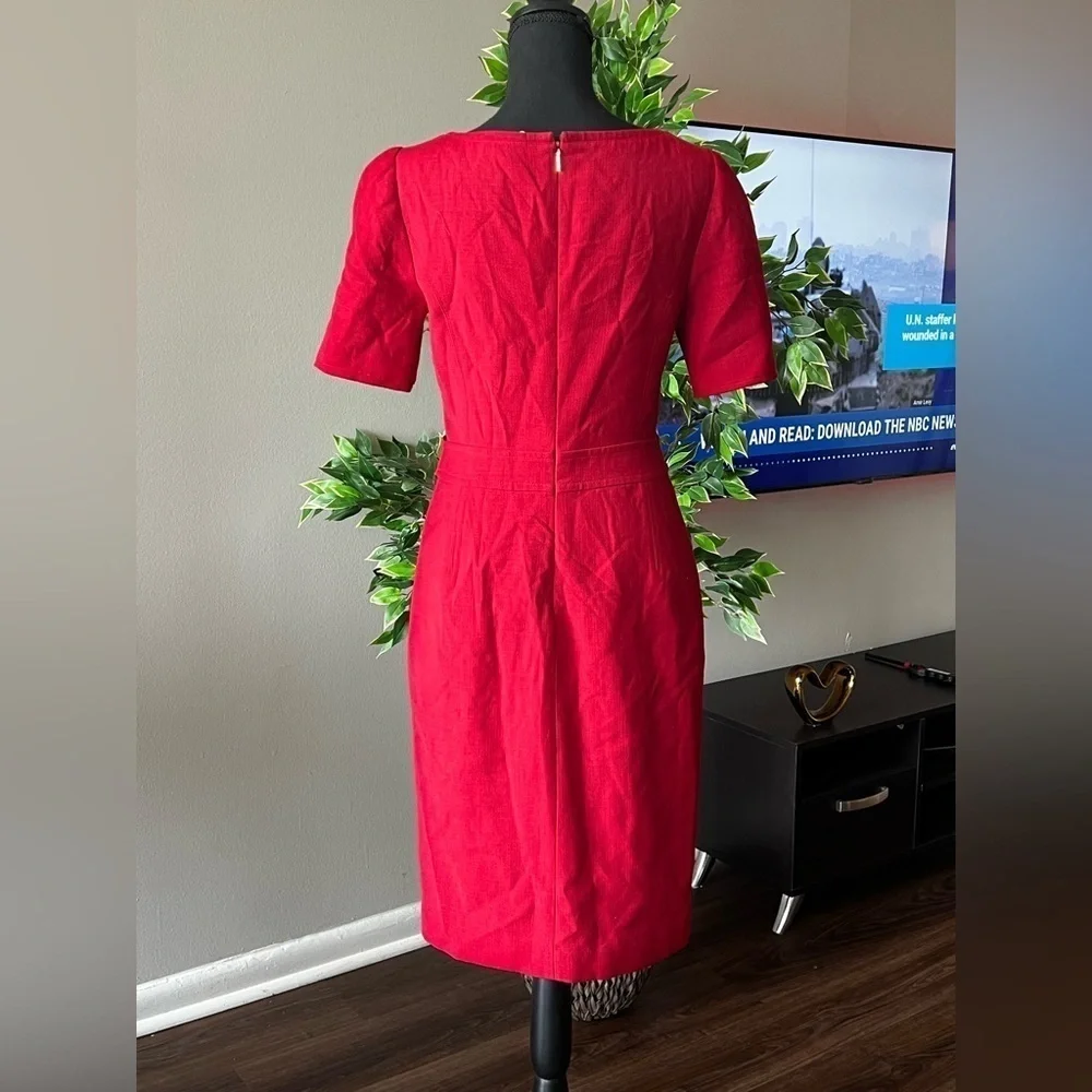 Tory Burch red knee length dress